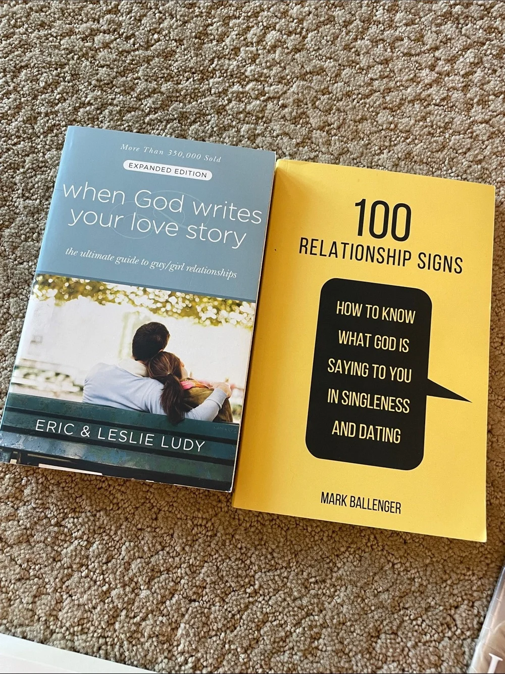 Christian book lot- relationships and dating